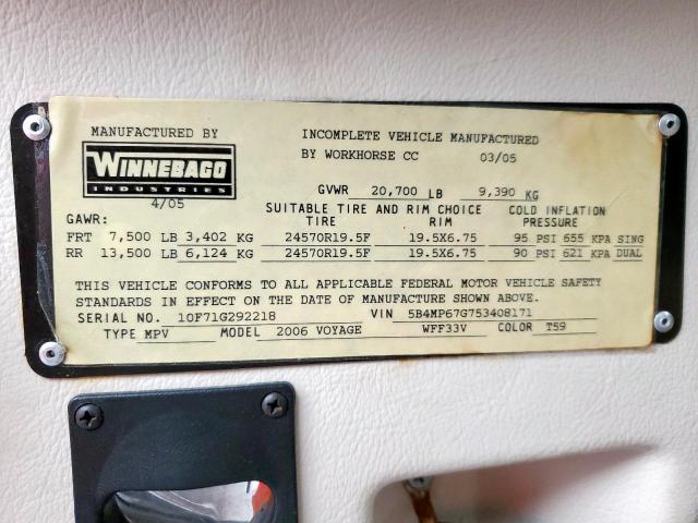 Winnebago Motorhome W22 Image 10