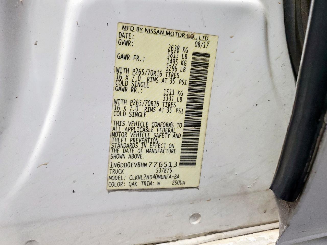 Nissan Frontier S Image 9