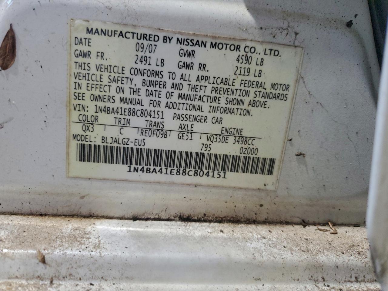 Nissan Maxima Se Image 10