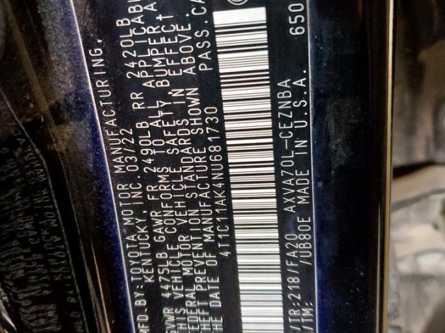 Toyota Camry Le Image 5